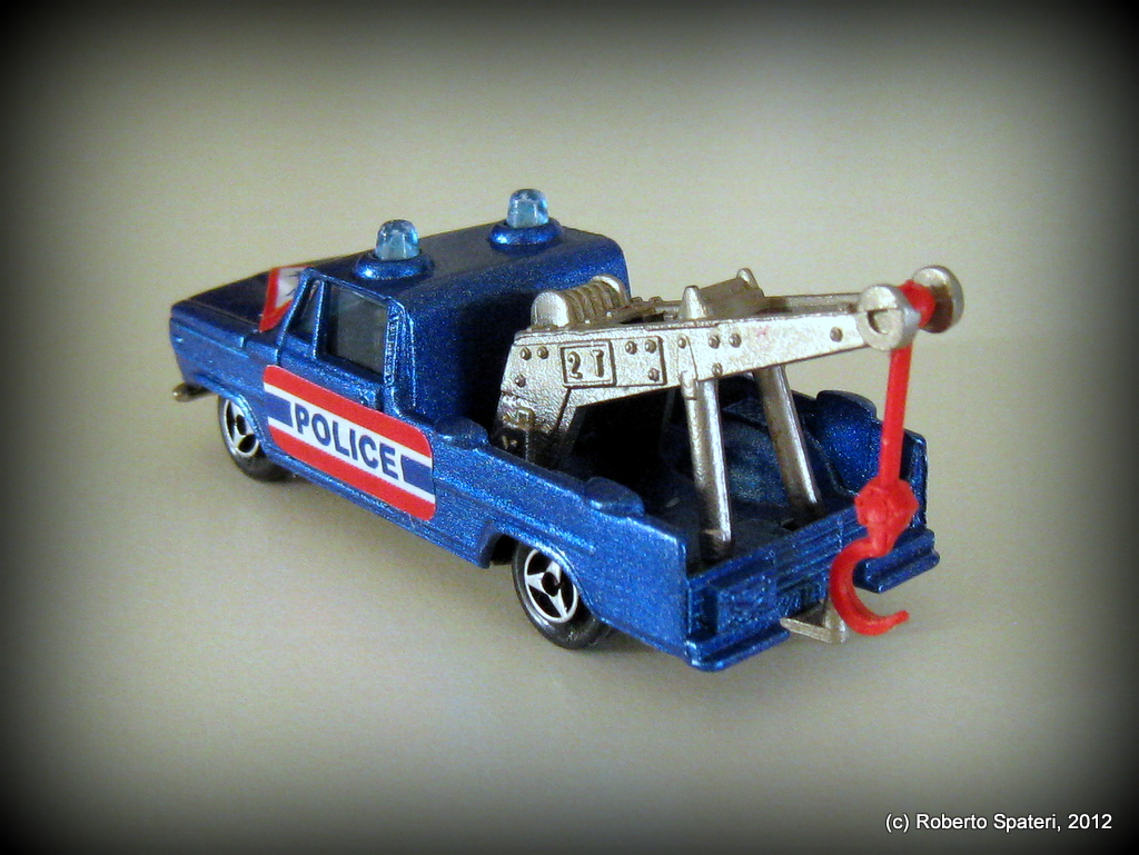 Majorette Dodge Depanneuse Tow Truck Wrecked (n.212)